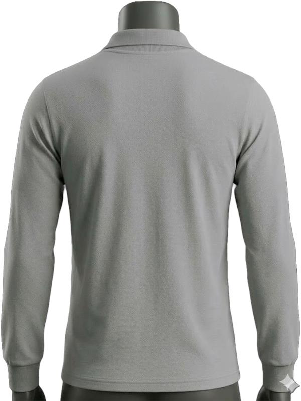 Kışlık B.yaka Gri %100 Pamuklu Sol Göğüs Cepli